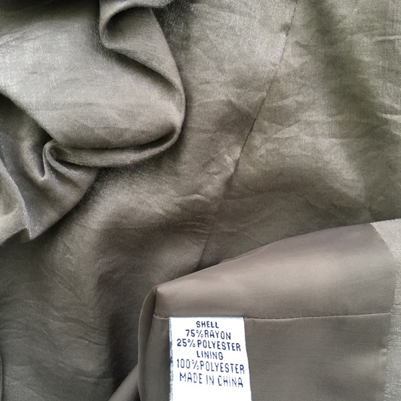 Liliana size 16 gold tan button up jacket - Picture 4 of 4